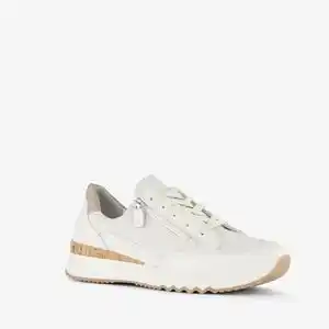 Scapino Hush Puppies leren dames sneakers wit aanbieding