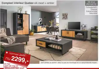 Woonsquare Compleet interieur Quebec aanbieding