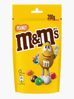 Flink M&M'S Peanut 200g aanbieding