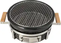 Intratuin Intratuin houtskool barbecue Urban Chef Shichirin rond 44,5 x 34,5 x 18,3 cm aanbieding