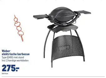 Makro Weber elektrische barbecue aanbieding