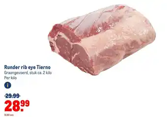 Makro Runder rib eye Tierno aanbieding