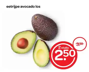 Spar eetrijpe avocado los aanbieding