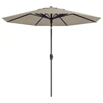 Van der Garde tuinmeubelen Madison Paros 2 luxe stokparasol - 300 cm. - Ecru aanbieding