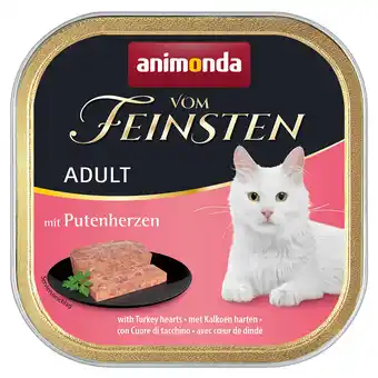 Zooplus 6x100g Adult Kalkoenharten Animonda Vom Feinsten Kattenvoer aanbieding