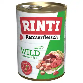 Zooplus Rinti Kennerfleisch 6 x 400 g - Wild aanbieding