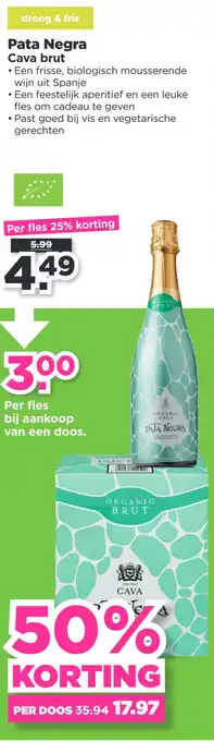 PLUS Pata negra cava brut aanbieding