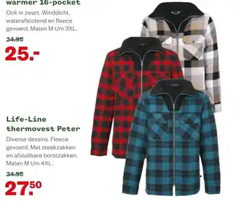 Welkoop Life-Line thermovest Peter Maten M t/m 4XL. aanbieding