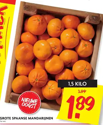 Dekamarkt Grote Spaanse mandarijnen 1.5kg aanbieding