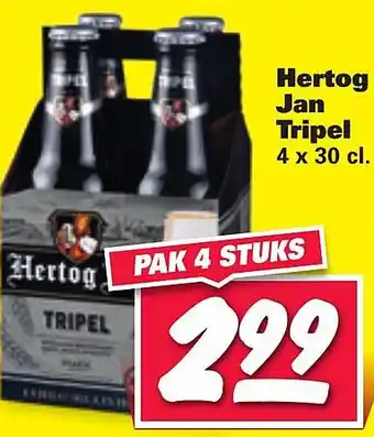 Nettorama Hertog jan tripel aanbieding