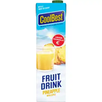 Dekamarkt CoolBest Fruitdrink pineapple aanbieding