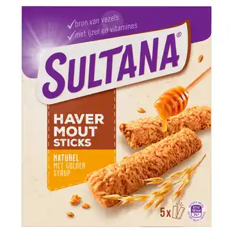 Dekamarkt Sultana Oat sticks natural 5 st aanbieding