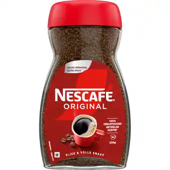 Dekamarkt Nescafé Oploskoffie rood melange aanbieding