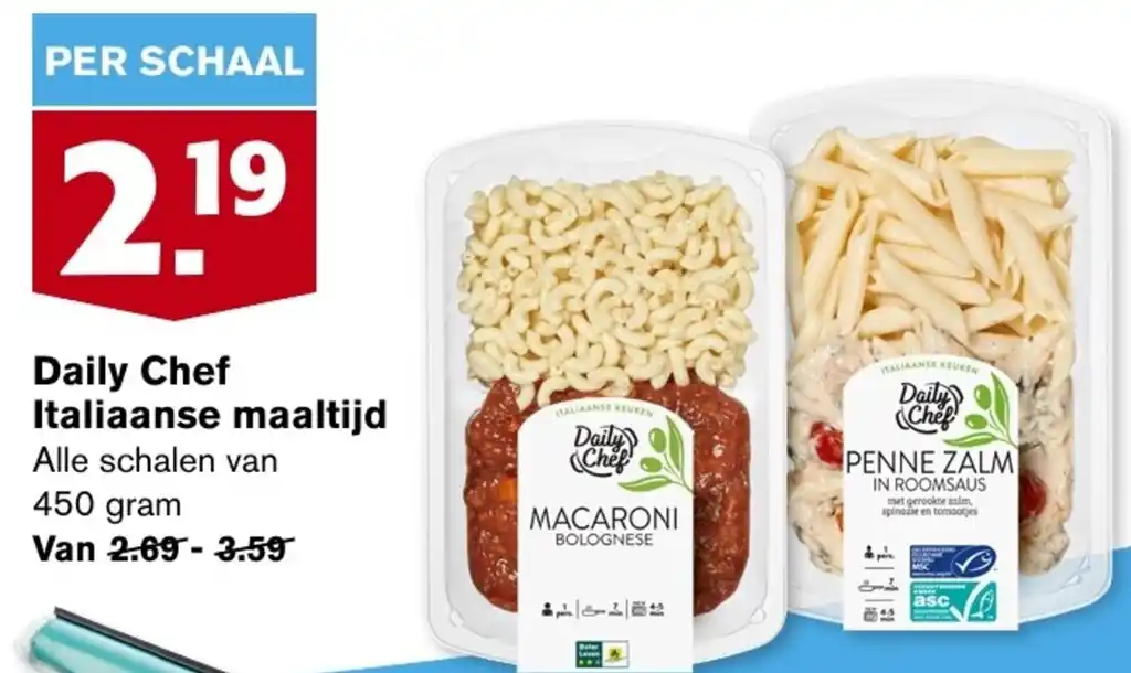 Daily chef gevulde verse pasta 250g aanbieding bij Dirk
