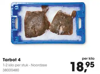 HANOS Tarbot 4 1-2 kilo per stuk aanbieding