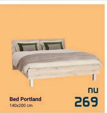 Beddenreus Bed portland 140x200 cm aanbieding