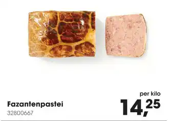 HANOS Fazantenpastei per kilo aanbieding