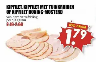 MCD Supermarkt Kipfilet, Kipfilet Met Tuinkruiden Of Kipfilet Honing-Mosterd aanbieding