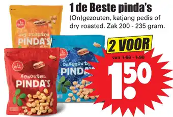 Dirk 1 de Beste pinda's 200-235 gram aanbieding