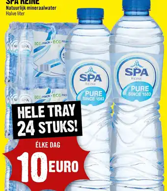 Dirck 3 SPA REINE Natuurlijk mineraalwater Halve liter aanbieding