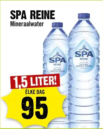 Dirck 3 SPA REINE Mineraalwater 1,5 LITER aanbieding