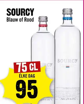 Dirck 3 SOURCY Blauw of Rood 75 CL aanbieding