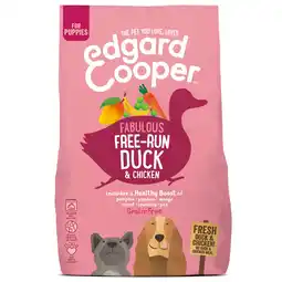 Pets Place Edgard&Cooper Free-Run Duck Puppy Eend&Kip&Banaan - Hondenvoer aanbieding