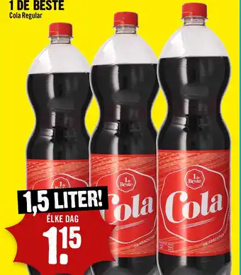 Dirck 3 Cola Regular 1,5 LITER aanbieding