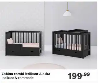 Baby & Tiener Cabino Combi Ledikant Alaska Ledikant & Commode aanbieding