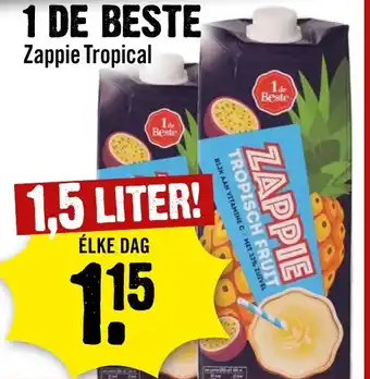 Dirck 3 Zappie Tropical 1.5 LITER aanbieding