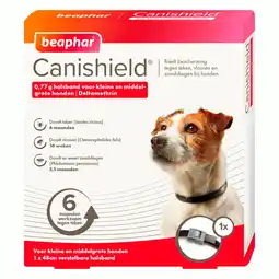 Pets Place Beaphar Canishield Parasietenband Hond - Anti vlooien en tekenmiddel - per stuk Klein/Middelgroot aanbieding