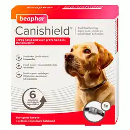 Pets Place Beaphar Canishield Parasietenband Hond - Anti vlooien en tekenmiddel - per stuk Groot aanbieding