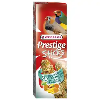 Pets Place Versele-Laga Prestige Sticks Vinken Exotisch Fruit - Vogelsnack - 2x30 g aanbieding