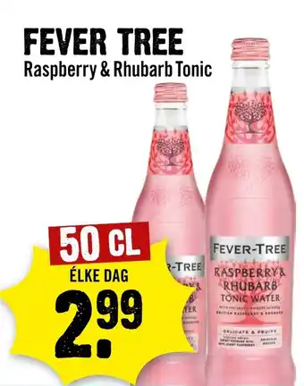 Dirck 3 FEVER TREE Raspberry & Rhubarb Tonic 50 CL aanbieding