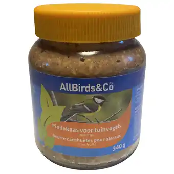 Pets Place Allbirds&Co Vogelpindakaas - Voer - Fruit 340 g aanbieding
