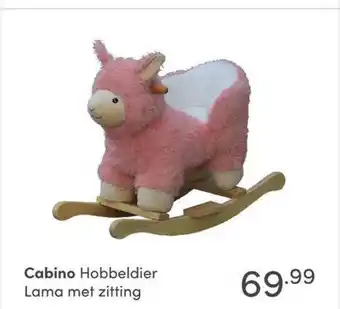 Baby & Tiener Cabino Hobbeldier Lama Met Zitting aanbieding