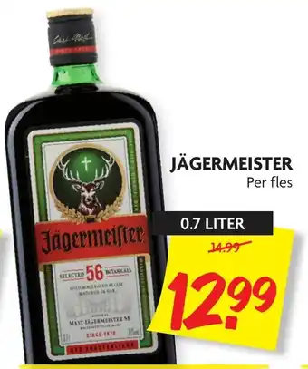 Dekamarkt Jagermeister 700ml aanbieding