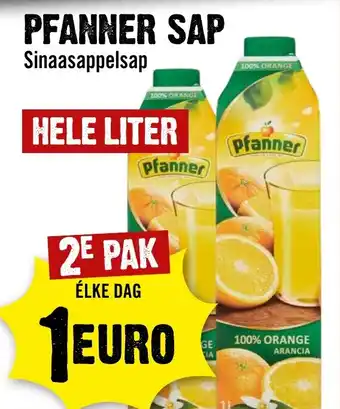 Dirck 3 PFANNER SAP Sinaasappelsap aanbieding