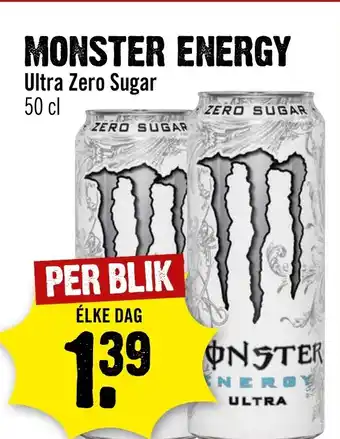 Dirck 3 MONSTER ENERGY Ultra Zero Sugar 50 cl aanbieding