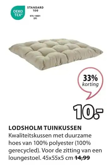 Jysk LODSHOLM TUINKUSSEN aanbieding