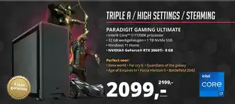 Paradigit Paradigit Gaming Ultimate Desktop aanbieding