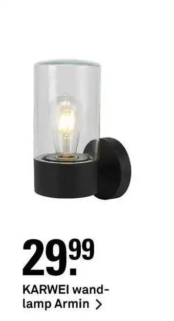 Karwei Karwei wandlamp armin aanbieding