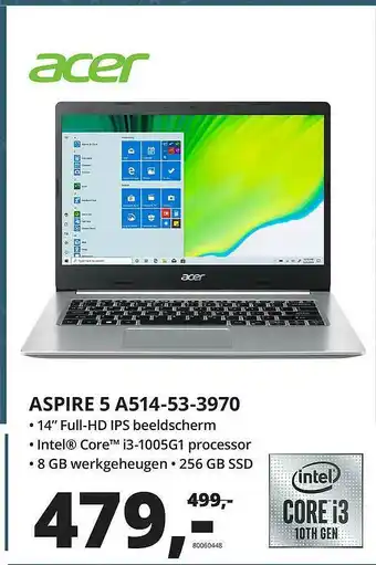 Paradigit Acer Aspire 5 A514-53-3970 Laptop aanbieding