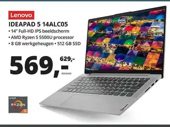 Paradigit Lenovo Ideapad 5 14ALC05 Laptop aanbieding