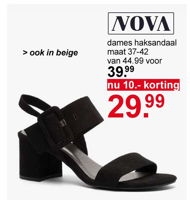 Nova dames haksandaal online bestellen | Scapino