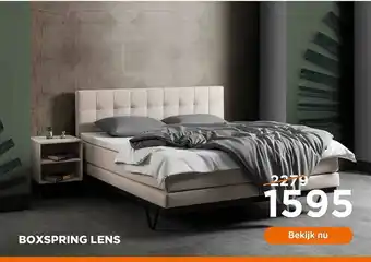 TotaalBED Boxspring Lens aanbieding