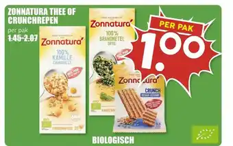 MCD Supermarkt Zonnatura Thee Of Crunchrepen aanbieding