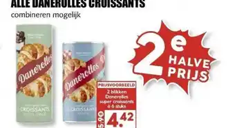 MCD Supermarkt Alle Danerolles Croissants aanbieding