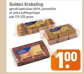 Lekker Makkelijk Gulden Krakeling Gevuld Speculaas Dicht, Javawafels Of Zebra Koffiespritsjes aanbieding