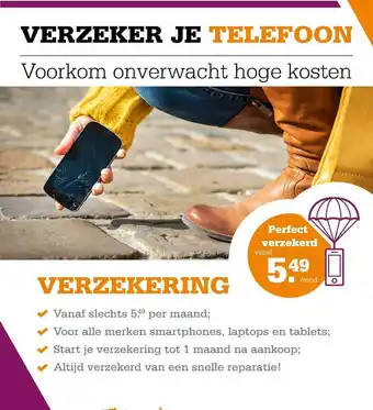 Telecombinatie Verzeker Je Telefoon aanbieding